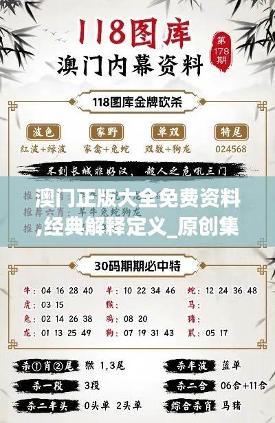 澳门精准正版免费大全14年新，词语解释与释义详解